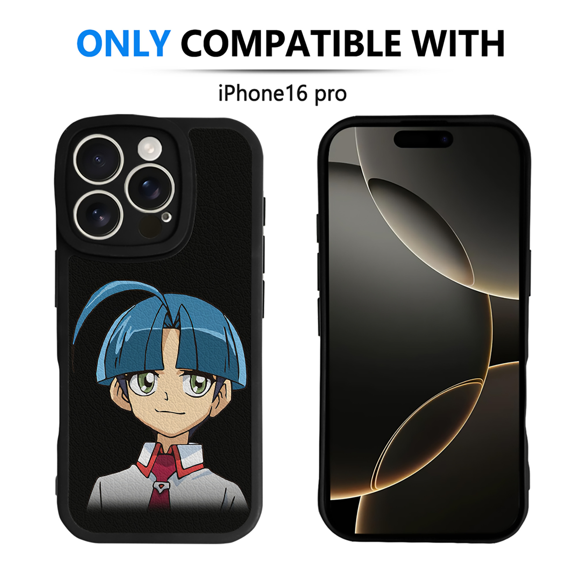 （画像用） 遊☆戯☆王 Yu-Gi-Oh! 【iPhone 16シリーズ対応】シリコンスマホケース（レザー調） 材質：シリコン